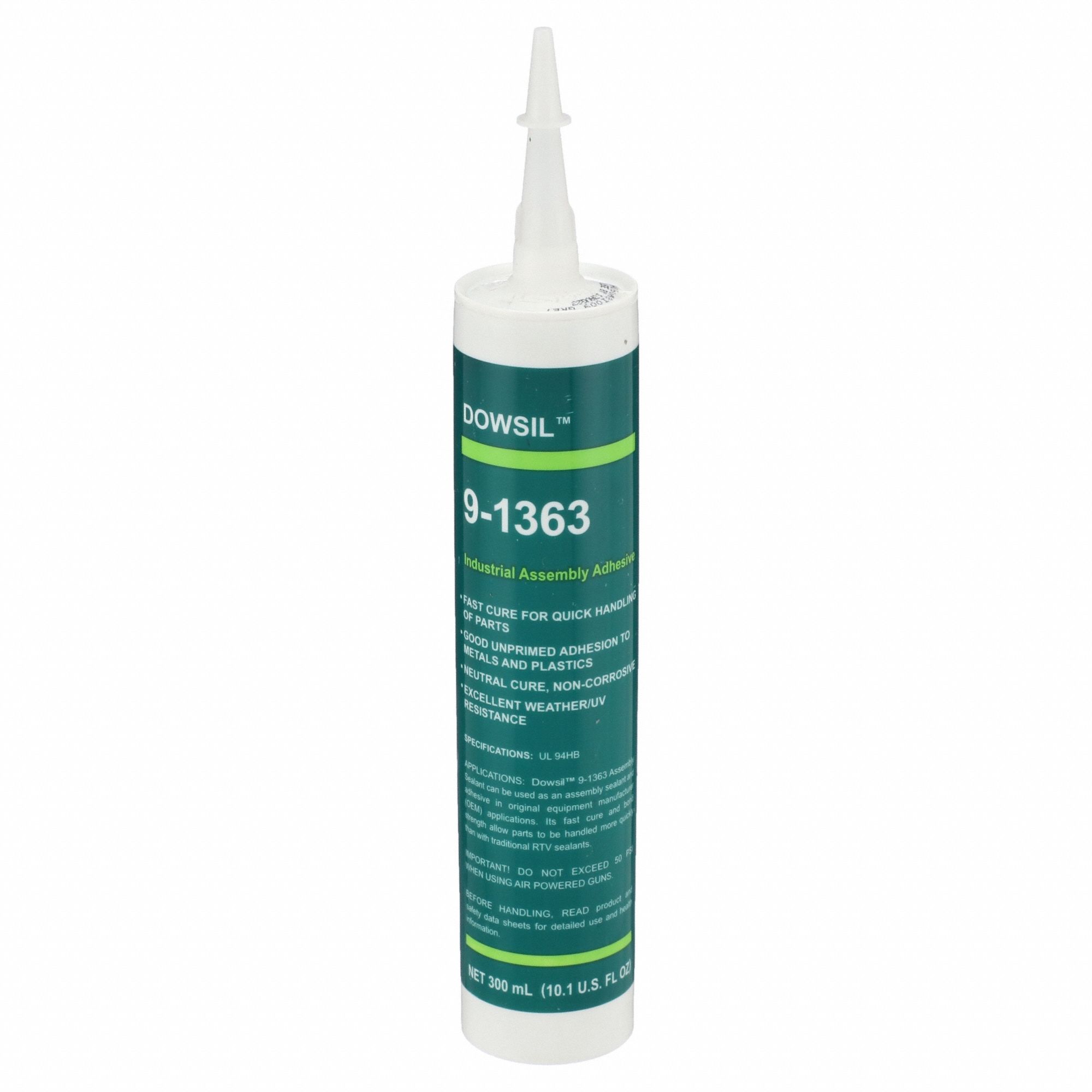 Silicone Sealant: 9-1363, Gray, 10 oz, Cartridge, 301% to 500% Elongation Range