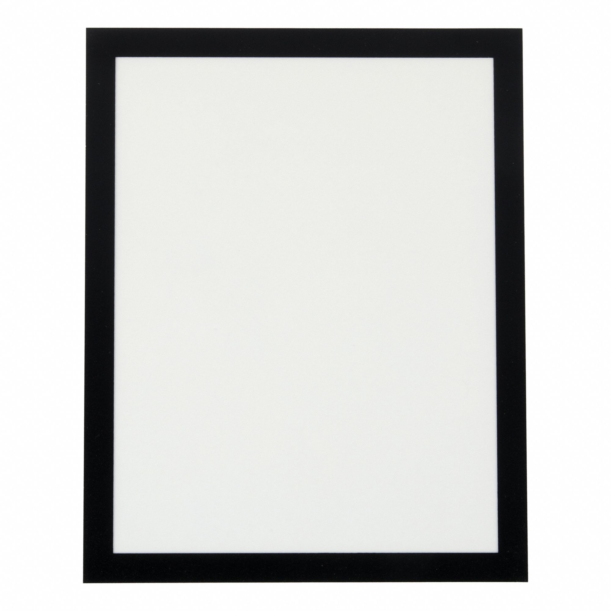 SIGN HOLDER, ADHESIVE BACKING, PVC, BLACK, 11 IN COMPATIBLE SHEET H, 2 PK