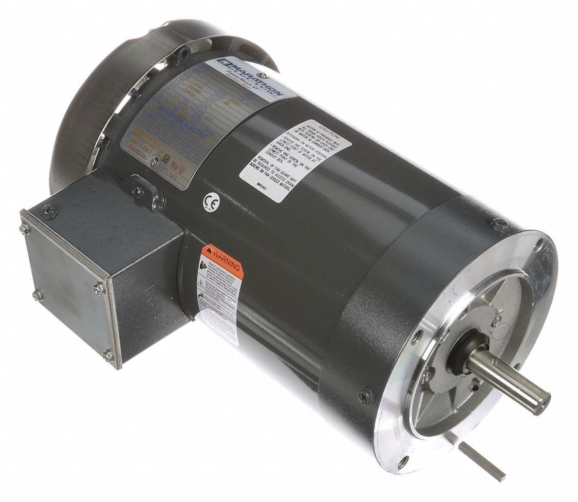 U.S. MOTORS, Totally Enclosed AirOver, Rigid Base Mount, General