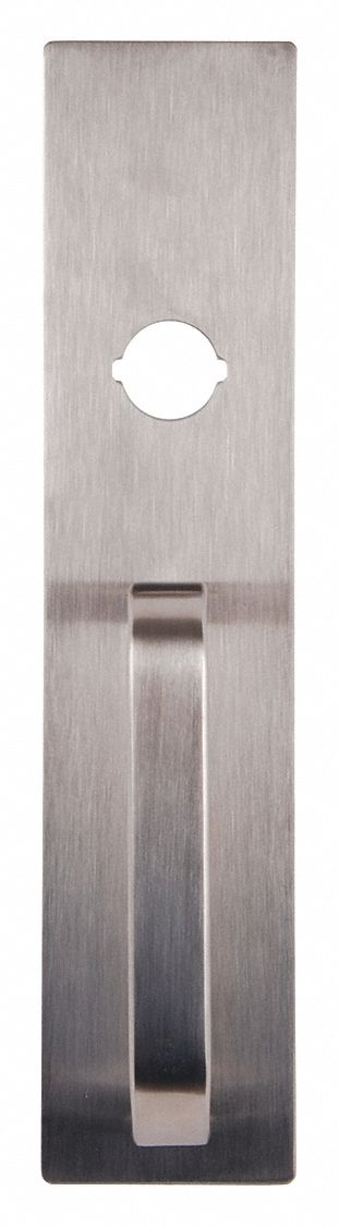 Mechanical Exit Device Trim: 48 in Max Door Wd, Stainless Steel
