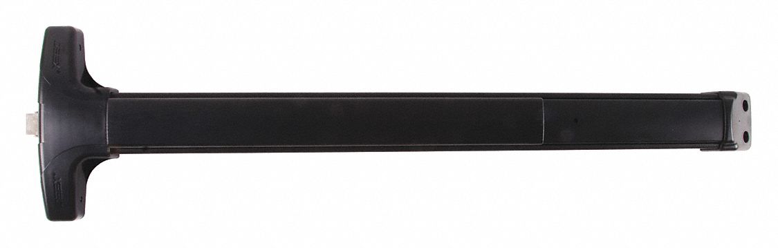 Exit Device: 36 in Max Door Wd, Black