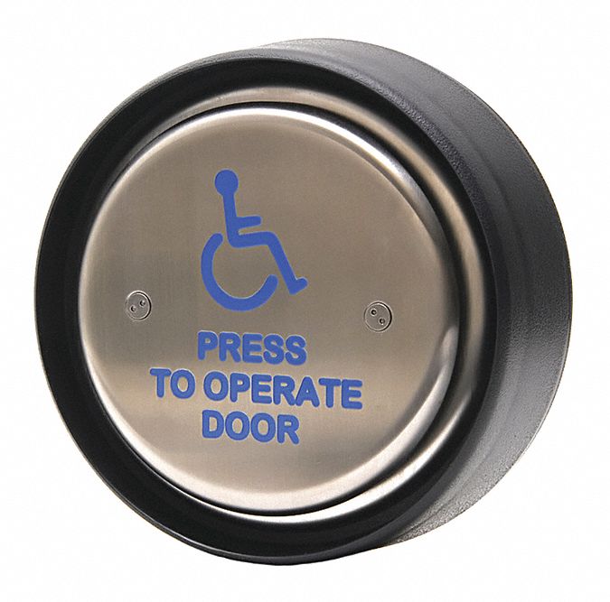 MS SEDCO Handicap Door Access Switch,Push Button 53DH01CP/TXR4