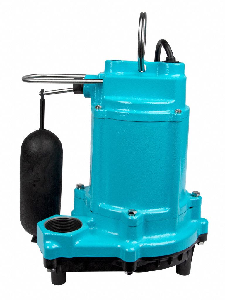 Little Giant Submersible Sump Pump 1 3 Hp Cast Iron 115v Ac Vertical Float 53dh04 6ec Cia Sfs Grainger