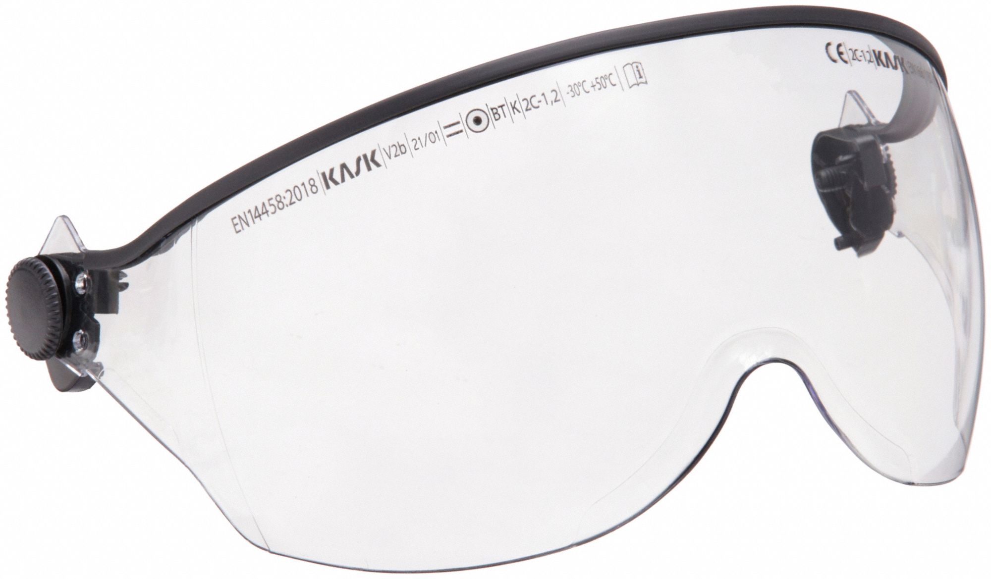 KASK, Clear, AntiFog /AntiScratch, Visor 53DH75WVI00018500 Grainger