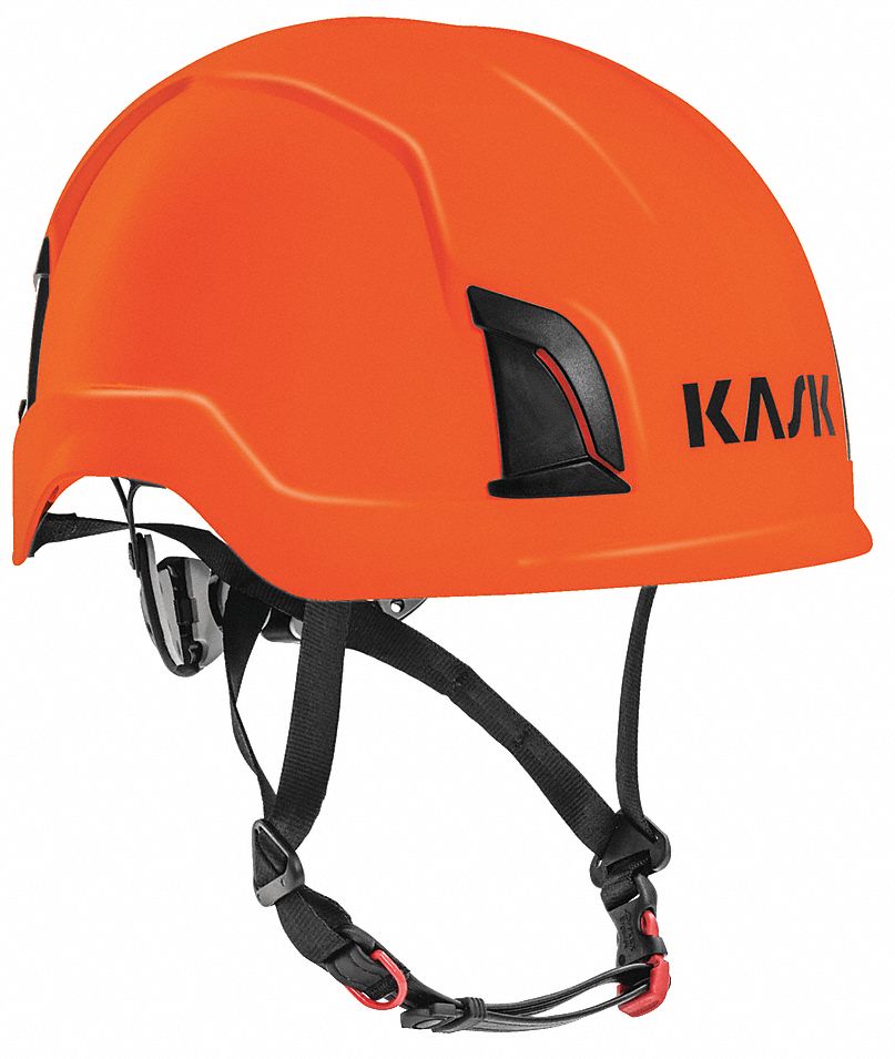 Orange, No Graphics, Work/Rescue Helmet - 53DH79|WHE00031.203 - Grainger