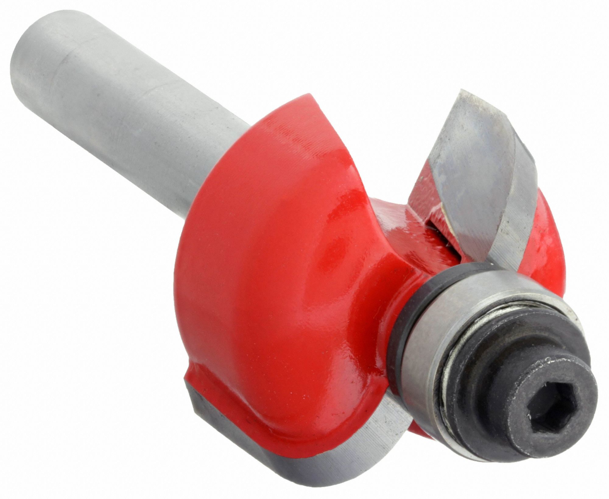 BIT, COVE, CARBIDE, 7/8 IN DIA, ½ IN CUT L, 2 3/16 IN L, ¼ IN SHANK DIA, ¼ IN RADIUS