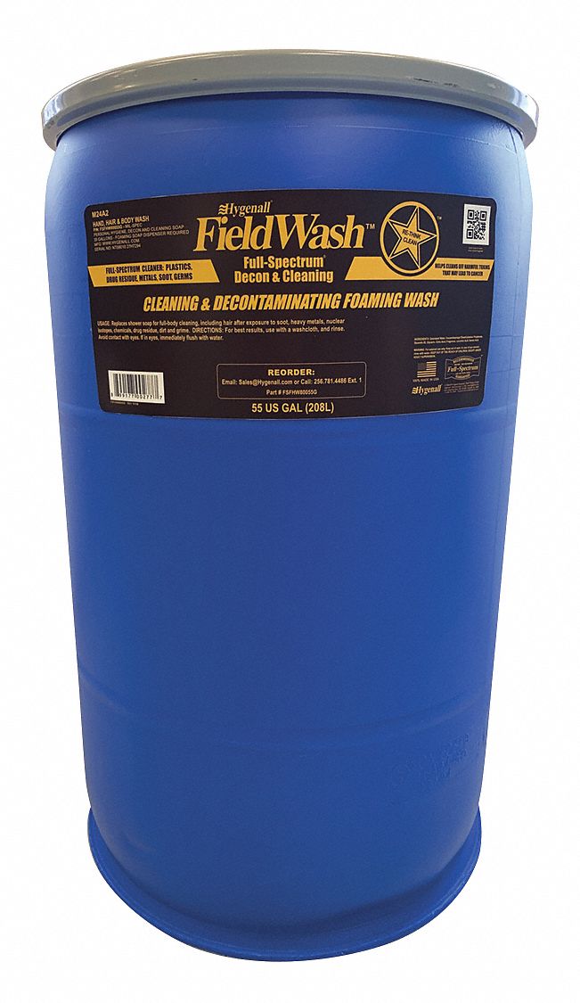 Hand Cleaner: Foam, Drum, 55 gal, Fresh, Hygenall Fieldwash Series