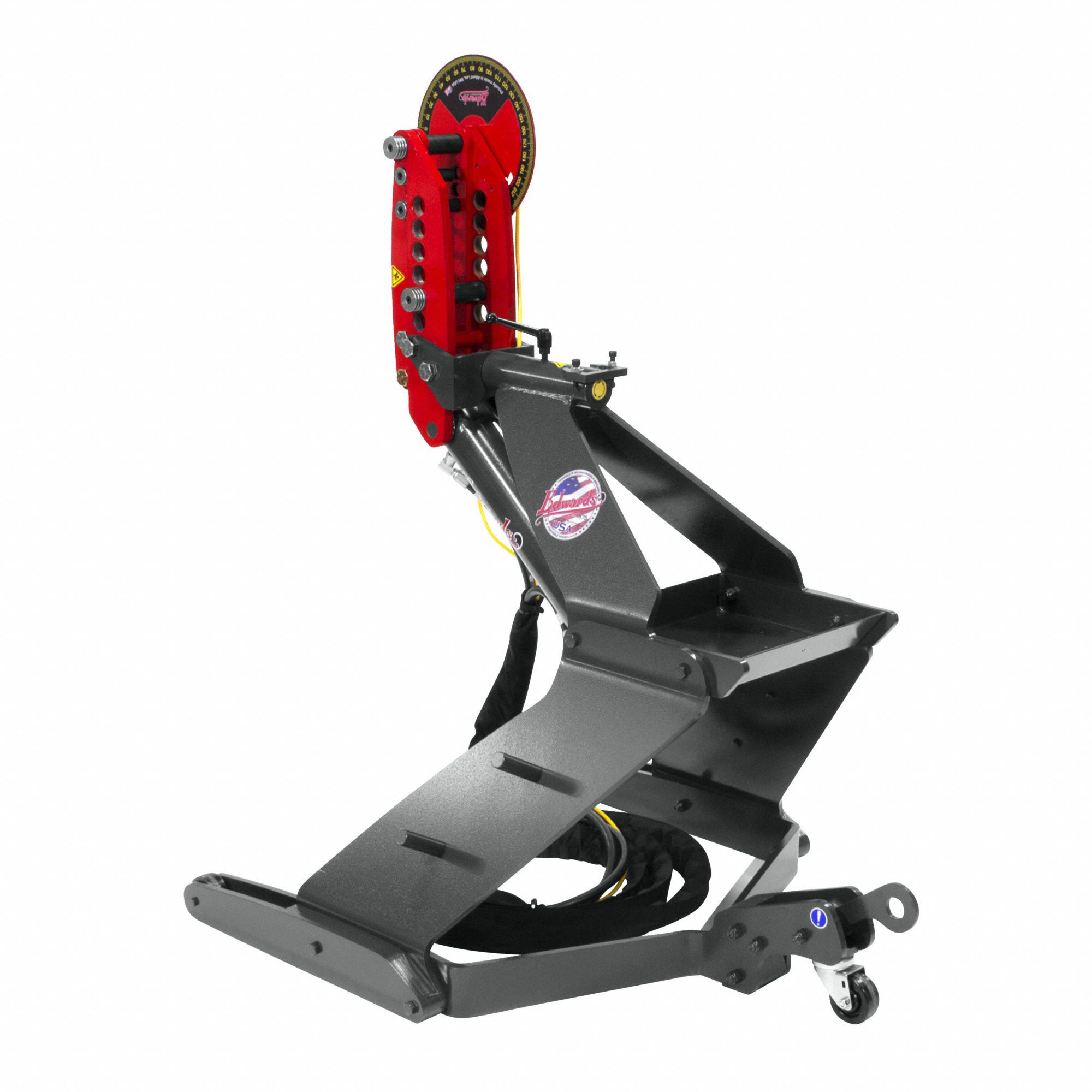 EDWARDS Tube Bender, Steel, Hydraulic 53DK52HAT1000 Grainger