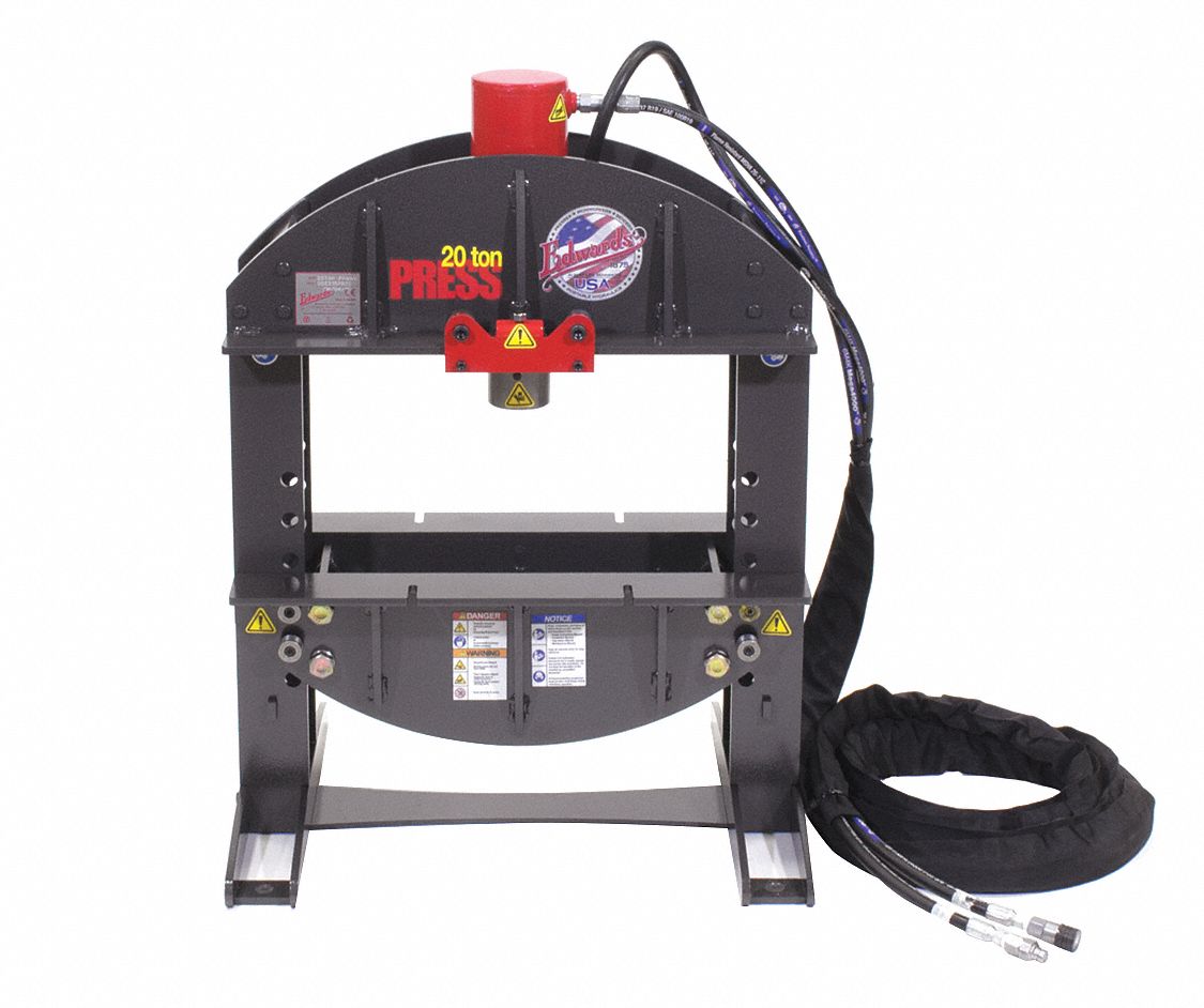 EDWARDS Hydraulic Press, Pump Type Hydraulic Electric, Frame Type H