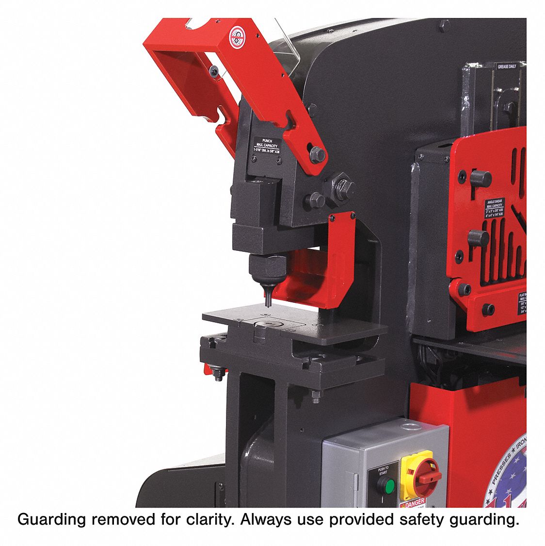 Ironworker Pedestal Table: