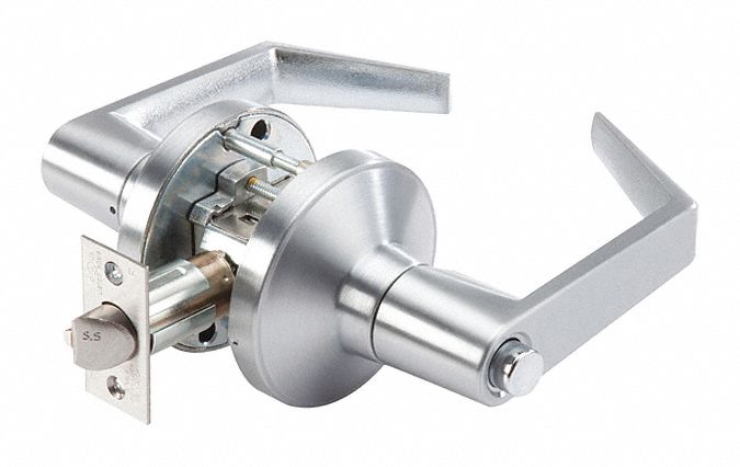 DOOR LEVER LOCKSET,PHL ANGLED STYLE