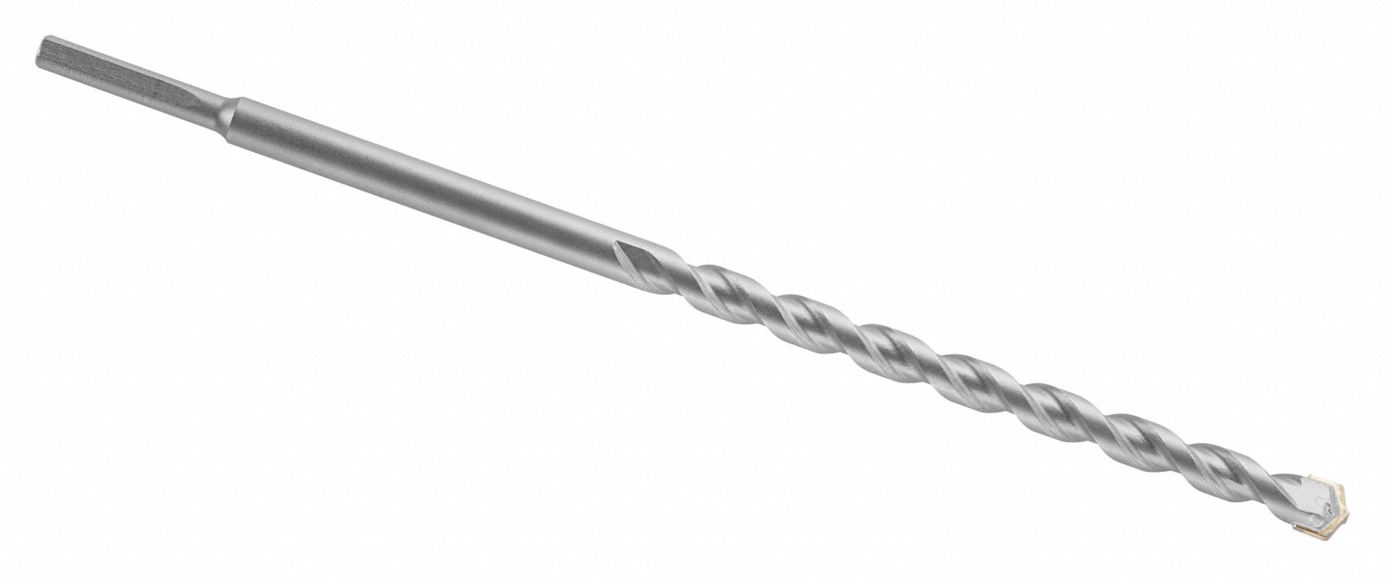 Round Hammer Drill: 1/2 in Drill Bit Size, 10 in Max Drilling Dp, 12 in Overall Lg