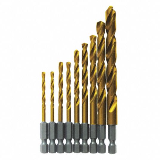 BOSCH, 1/16 in Smallest Drill Bit Size, 3/8 in Largest Drill Bit