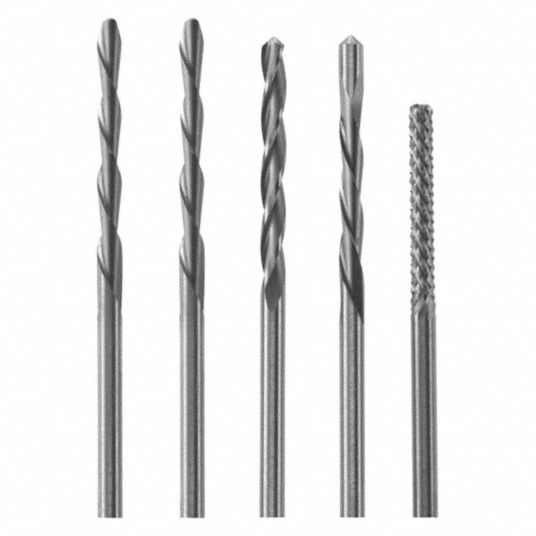 ROTOZIP, High Speed Steel, 1/8 in Drill Bit Dia, Multipurpose Cutting ...