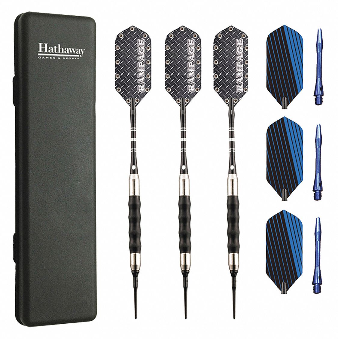 Tip Darts: For Use With Electronic Dartboards, Soft Tip/Sure Grip, 3 PK