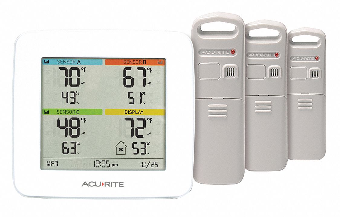 Acurite Fahrenheit & Celsius Digital 32 to 122 F, 0 to 50 C