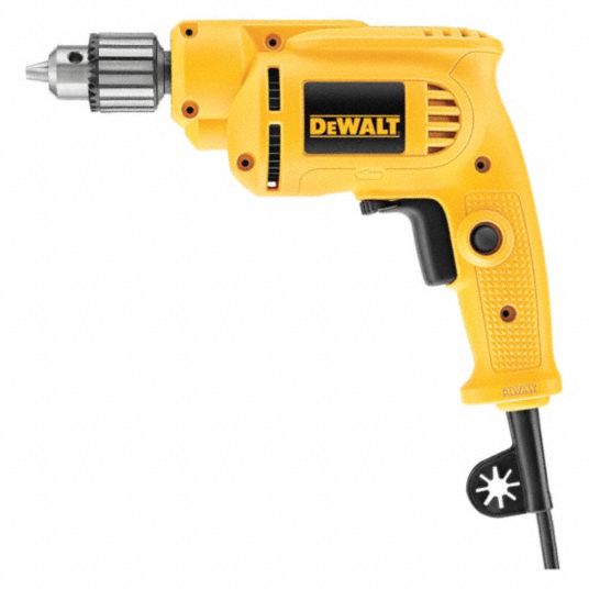 DEWALT Drill 3 8 in Chuck Size Keyed 2 800 RPM Free Speed 7 A Current 120V AC 3.6 lb Tool Wt