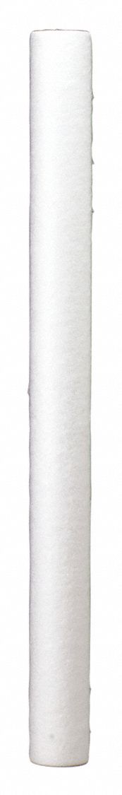 Water Filter Cartridge: 5 micron, Melt Blown, 10 gpm, Polypropylene