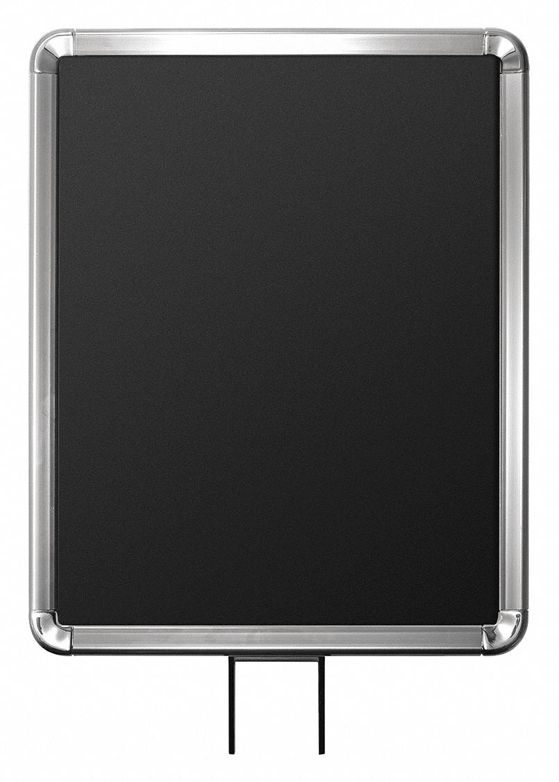 Sign Frame, 14"H, 11"W, Chrome