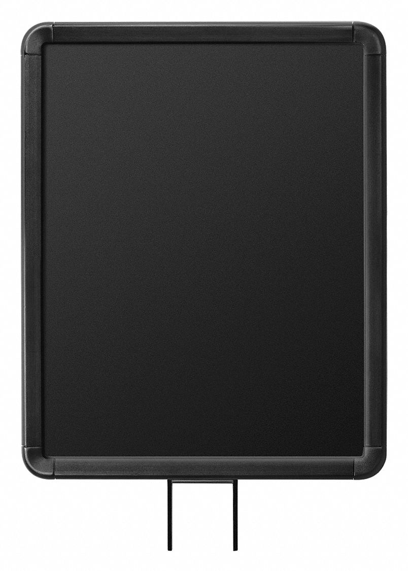 Sign Frame, 14"H, 11"W, Matte, Black