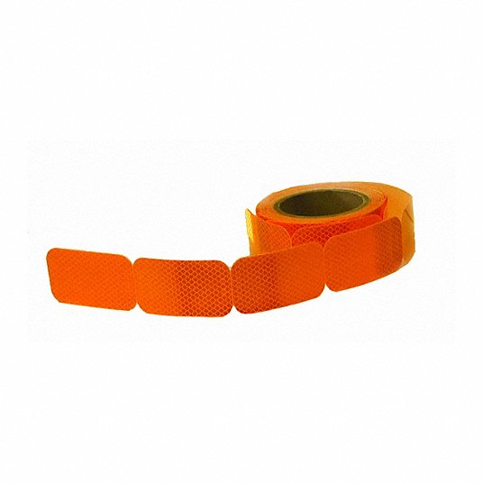 Reflective Tape: Agriculture Vehicles/Emergency Vehicles/Marking/Roadwork Vehicles, Red, 2 in Wd
