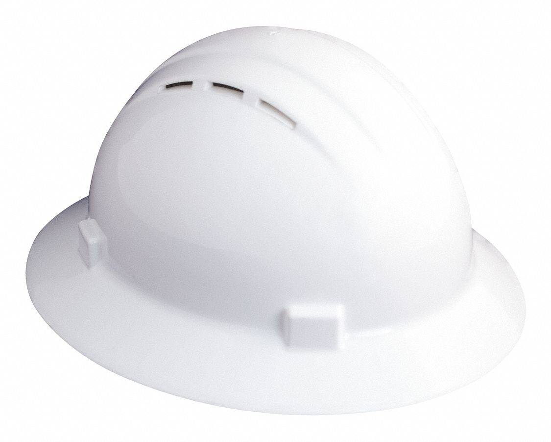 Lightweight Full Brim Hard Hat - Class C, Vented