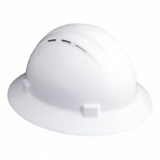 White Brim Neck Flap for Hard Hat - Direct Paint