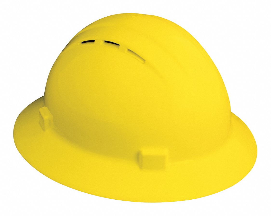 Full Brim Head Protection, ANSI Classification Type 1, Class C, Hard