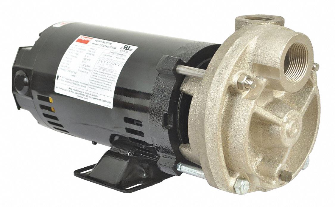 1/2 hp, 115/230V AC, Turbine Pump - 53EC03|53EC03 - Grainger