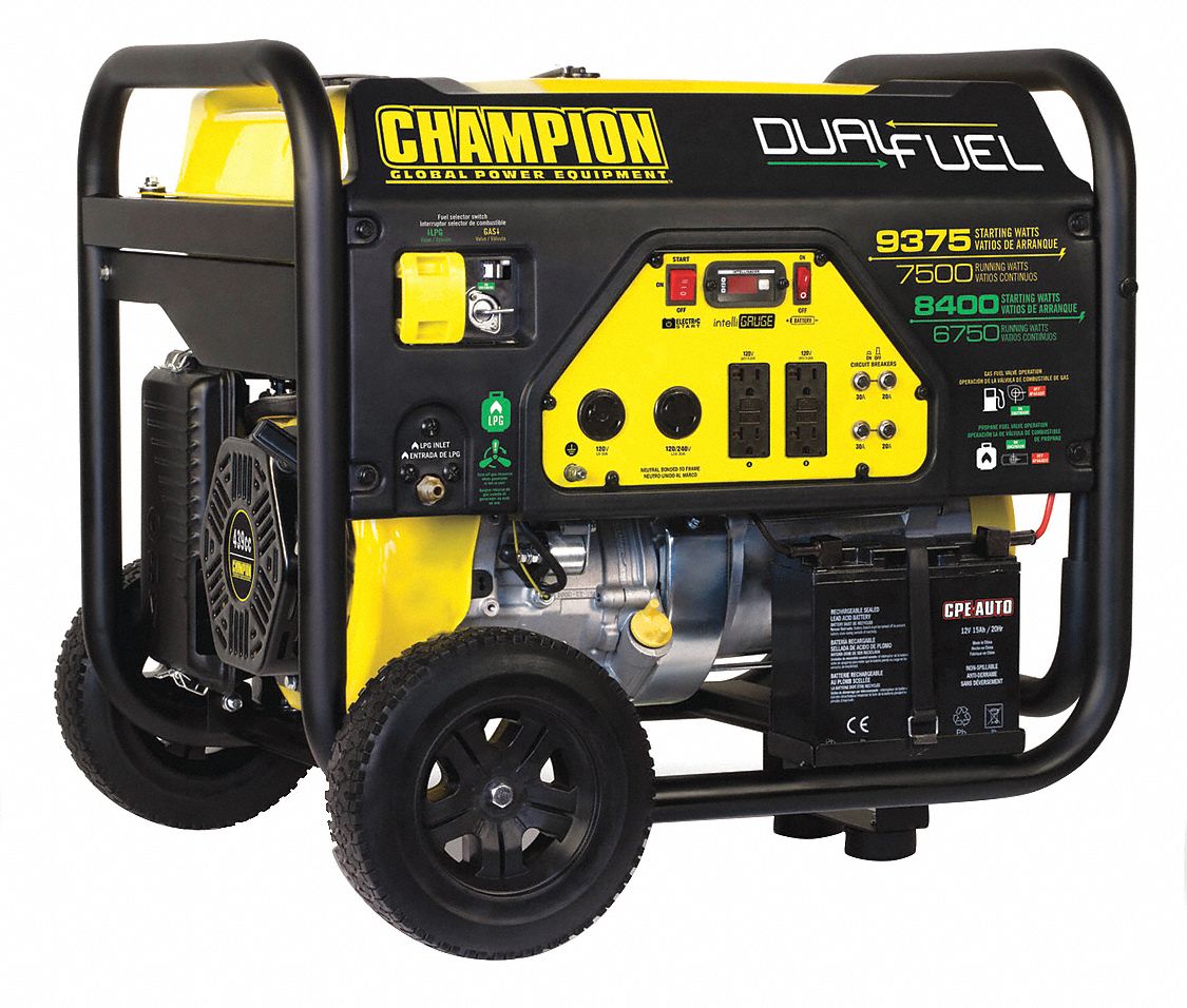 CHAMPION POWER EQUIPMENT Portable Generator, Conventional, Generator