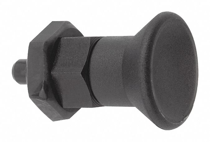 Indexing Plunger: Nonlocking, SS, M10x1 Thread, 5 N to 12 N Nose Force