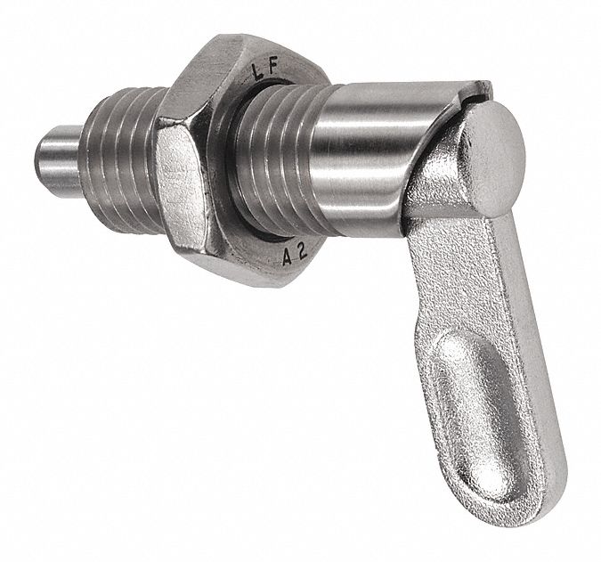 Hexagon Socket Pin Style 1/4-20 Thread KIPP Inc Standard End Pressure Pack of 25 K0317.A2 Inch Kipp 03040-A2 Steel Spring Plungers 
