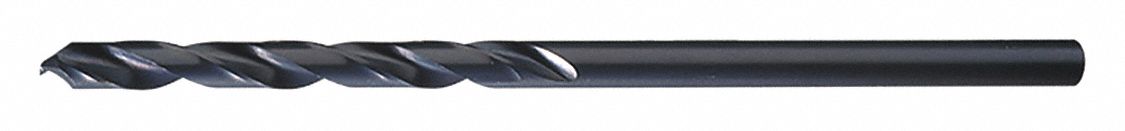 EXTRA LONG DRILL BIT, ¼ IN DRILL BIT SIZE, 2¾ IN FLUTE L, ¼ IN SHANK DIAMETER, 4XD