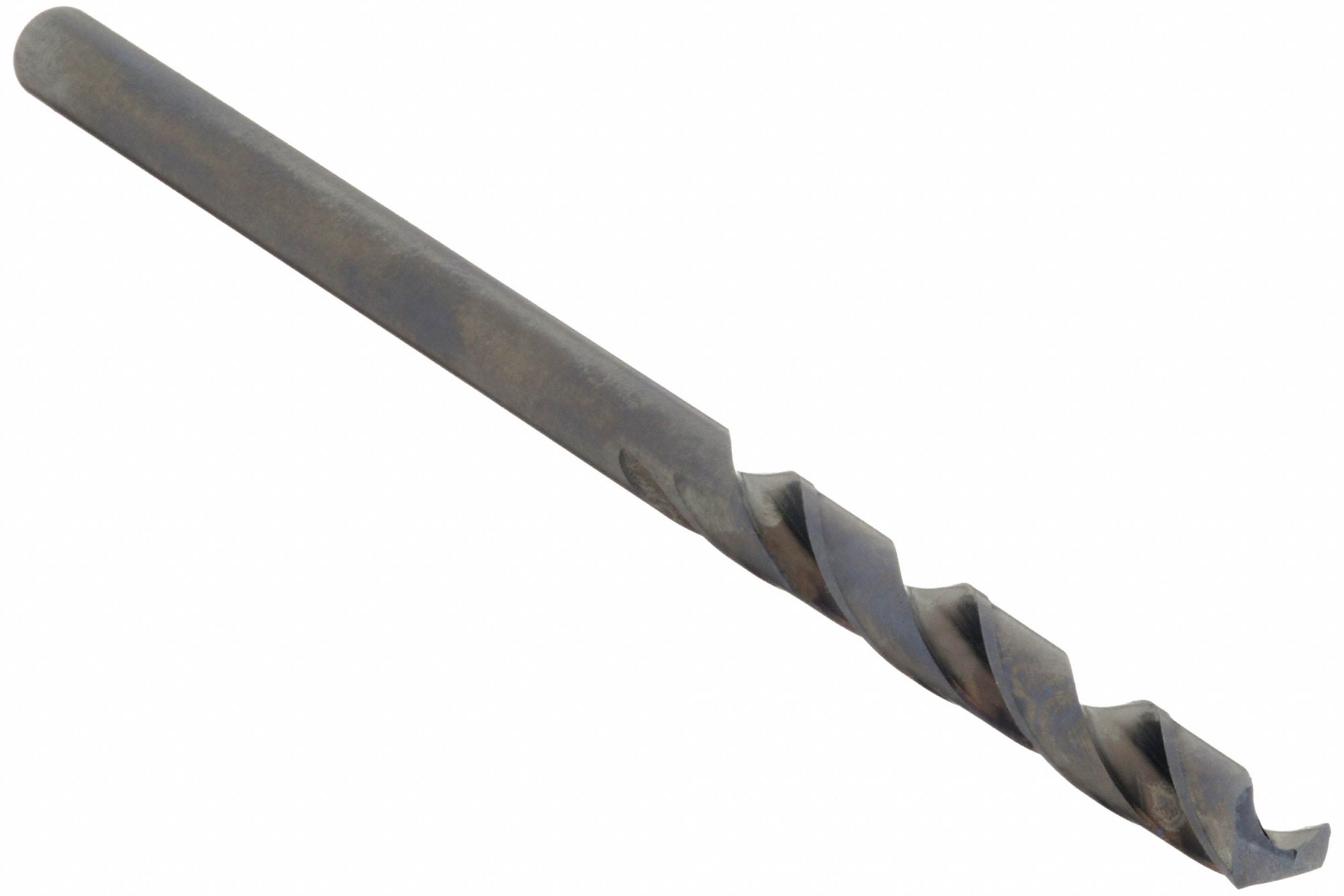 FORET, DROIT, OXYDE NOIR, 1/4 PO, 135 ° , 21 ° , ACIER RAPIDE, TIGE DROITE, 6 PO LONG, TIGE DE 3¼ PO, ROBUSTE