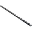 Black-Oxide Finish Spiral-Flute High-Speed Steel Extended-Length Drill Bits