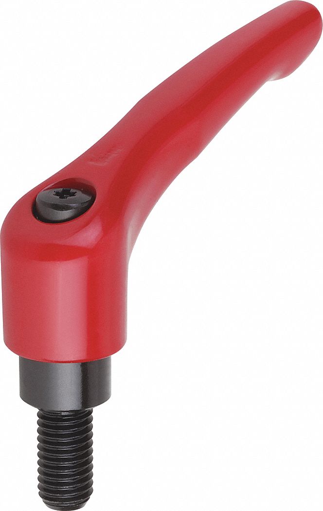 KIPP, Zinc w/ Steel Thread, M12 Thread, Adjustable Handle