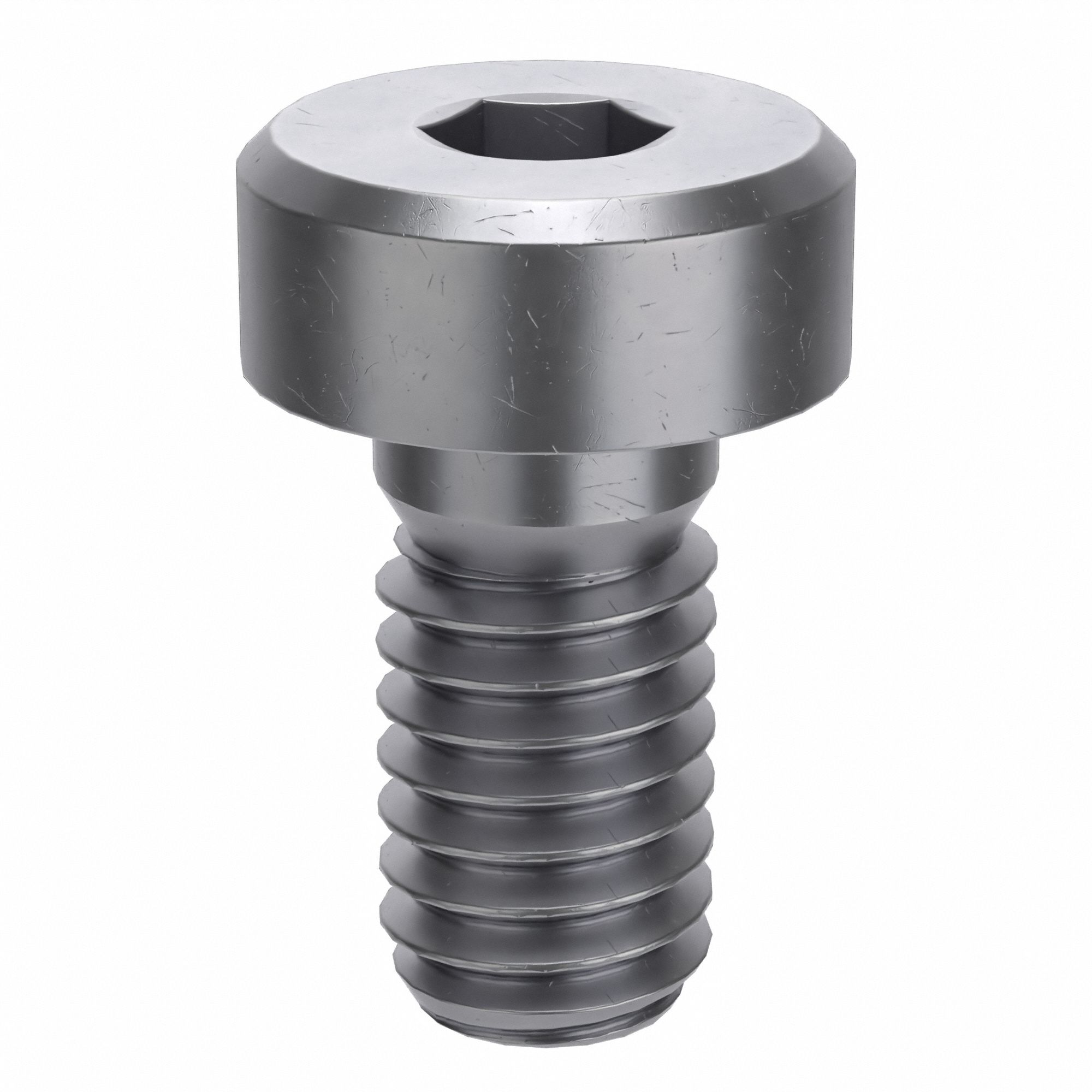 Socket Head Cap Screw: M4x0.70 Thread Size, 8 mm Lg, Low-Profile Std, Black Oxide, Class 8.8, 100 PK