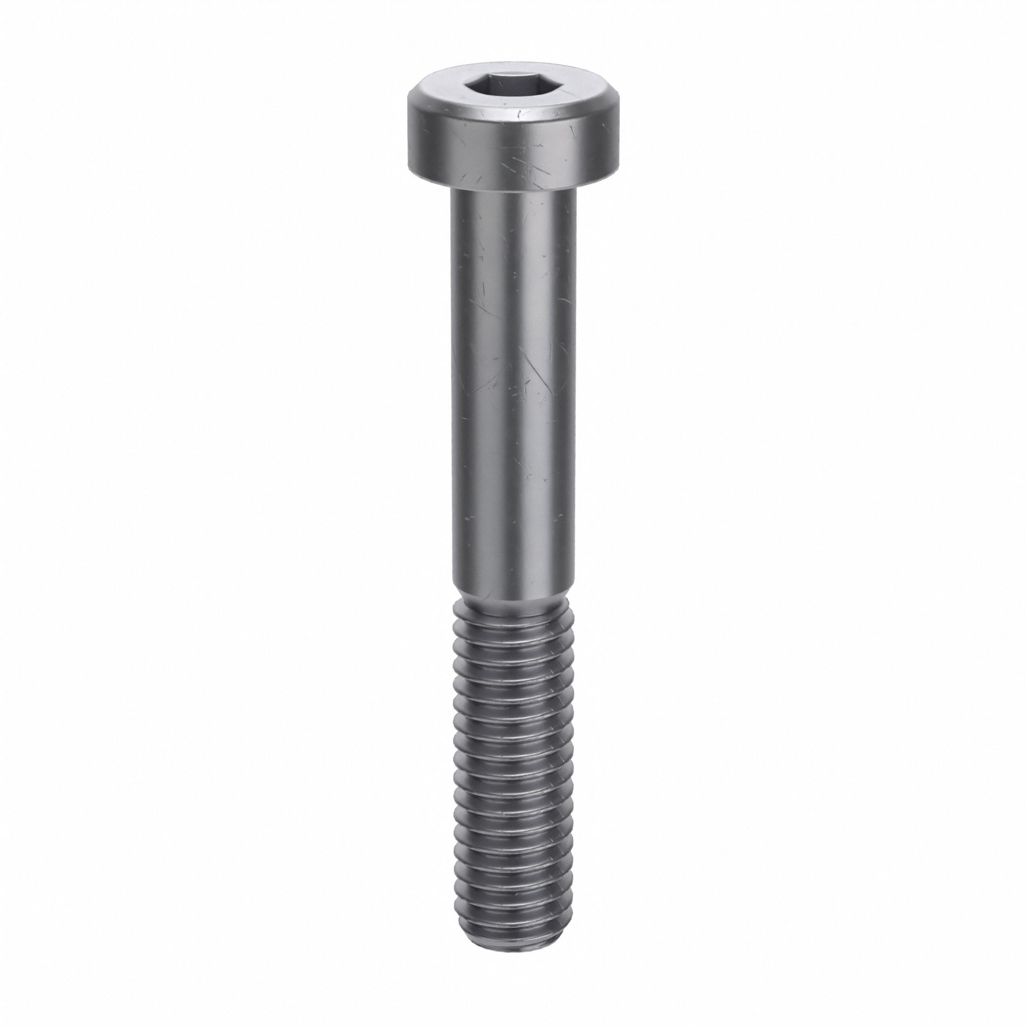 Socket Head Cap Screw: M6x1.00 Thread Size, 40 mm Lg, Low-Profile Std, Black Oxide, 100 PK