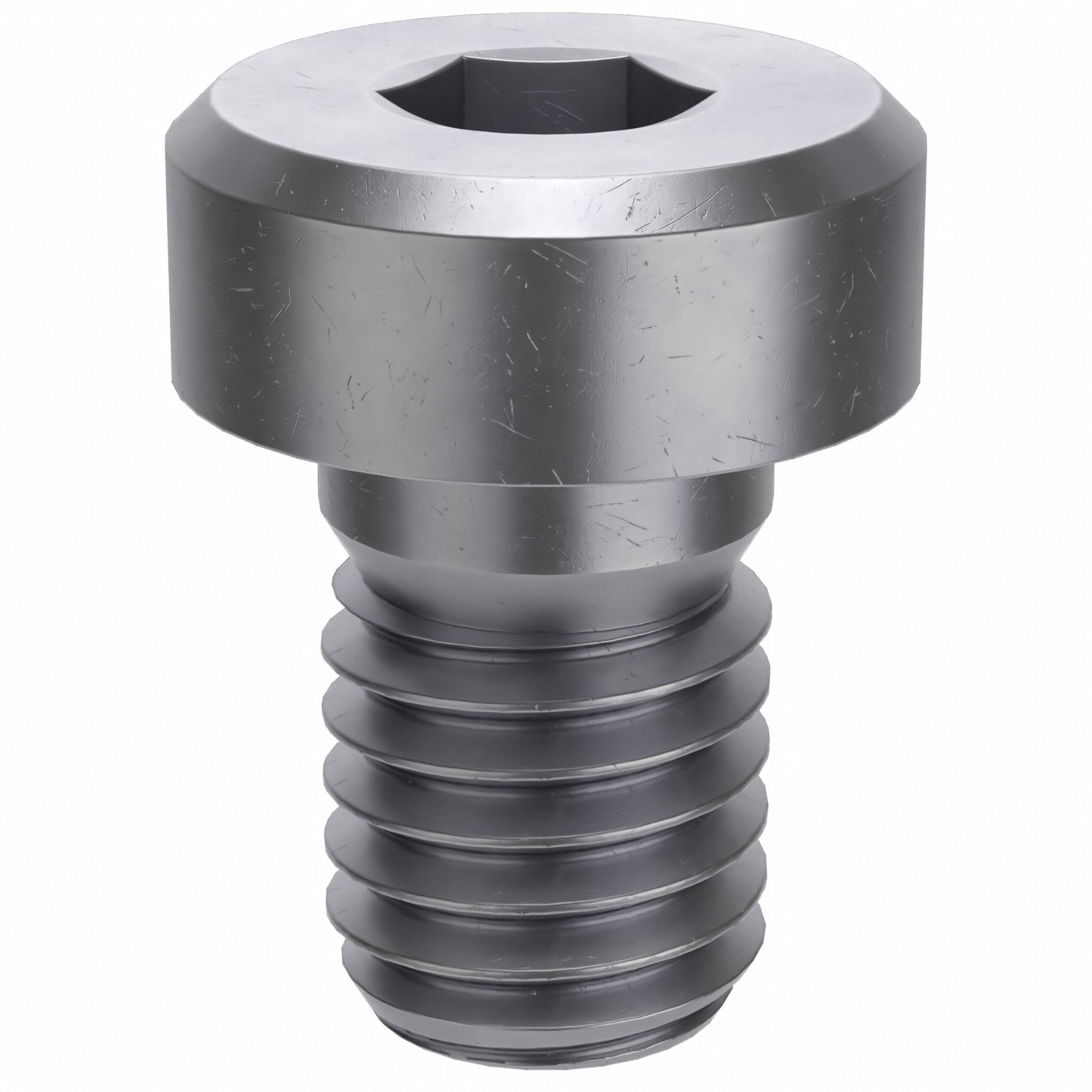 Socket Head Cap Screw: M8x1.25 Thread Size, 12 mm Lg, Low-Profile Std, Black Oxide, 100 PK