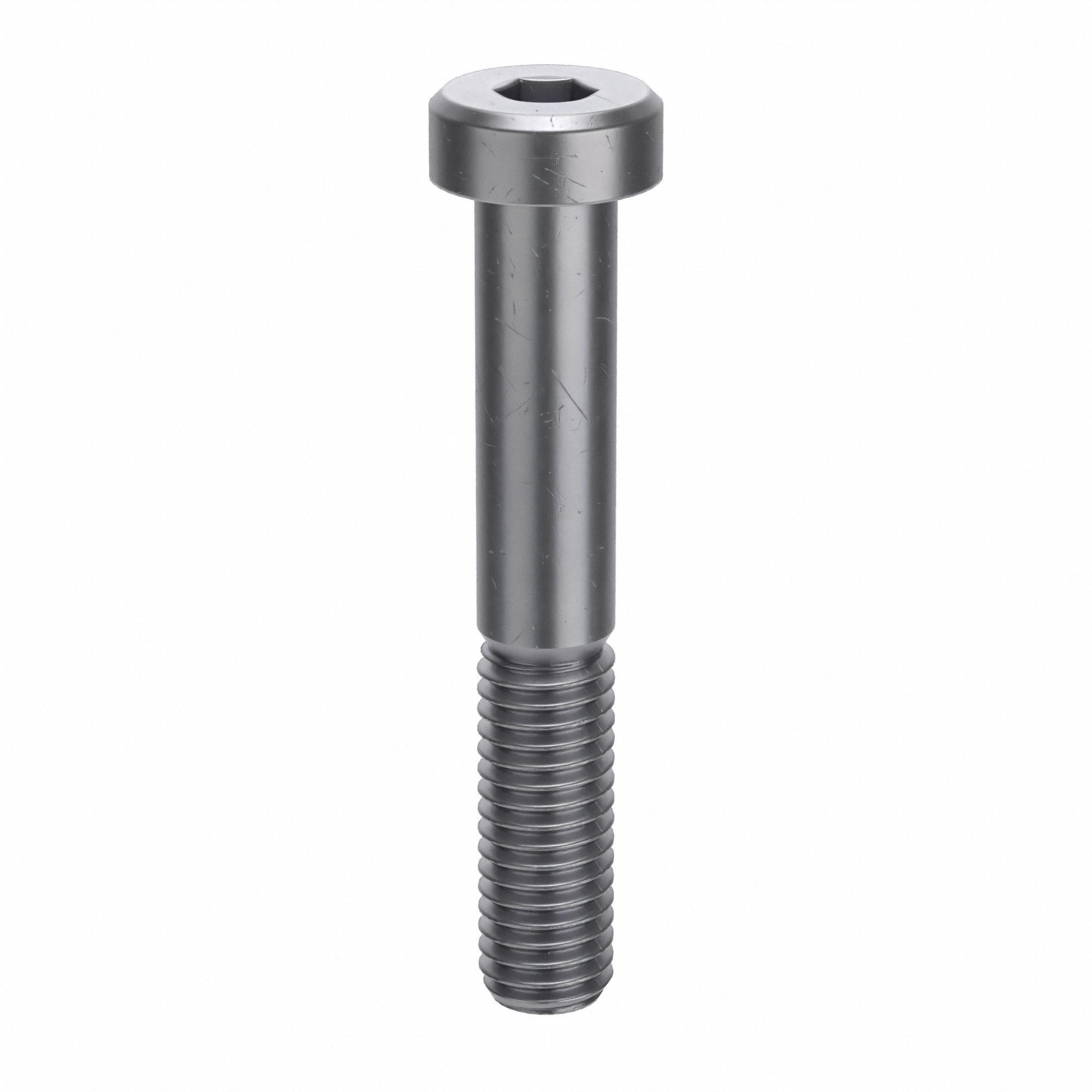 Socket Head Cap Screw: M8x1.25 Thread Size, 50 mm Lg, Low-Profile Std, Black Oxide, 100 PK
