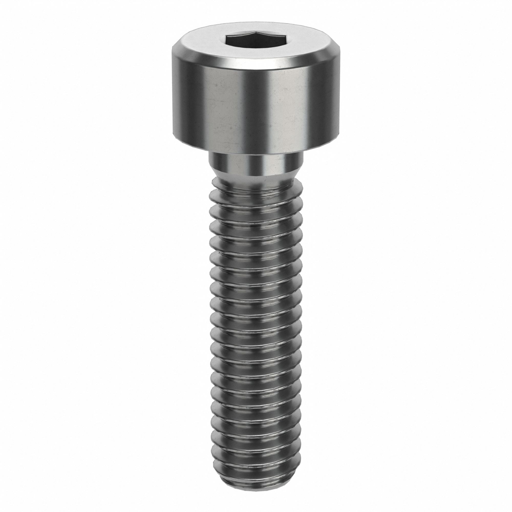 Socket Head Cap Screw: M4x0.70 Thread Size, 16 mm Lg, Low-Profile Std, Plain, Stainless Steel, 50 PK