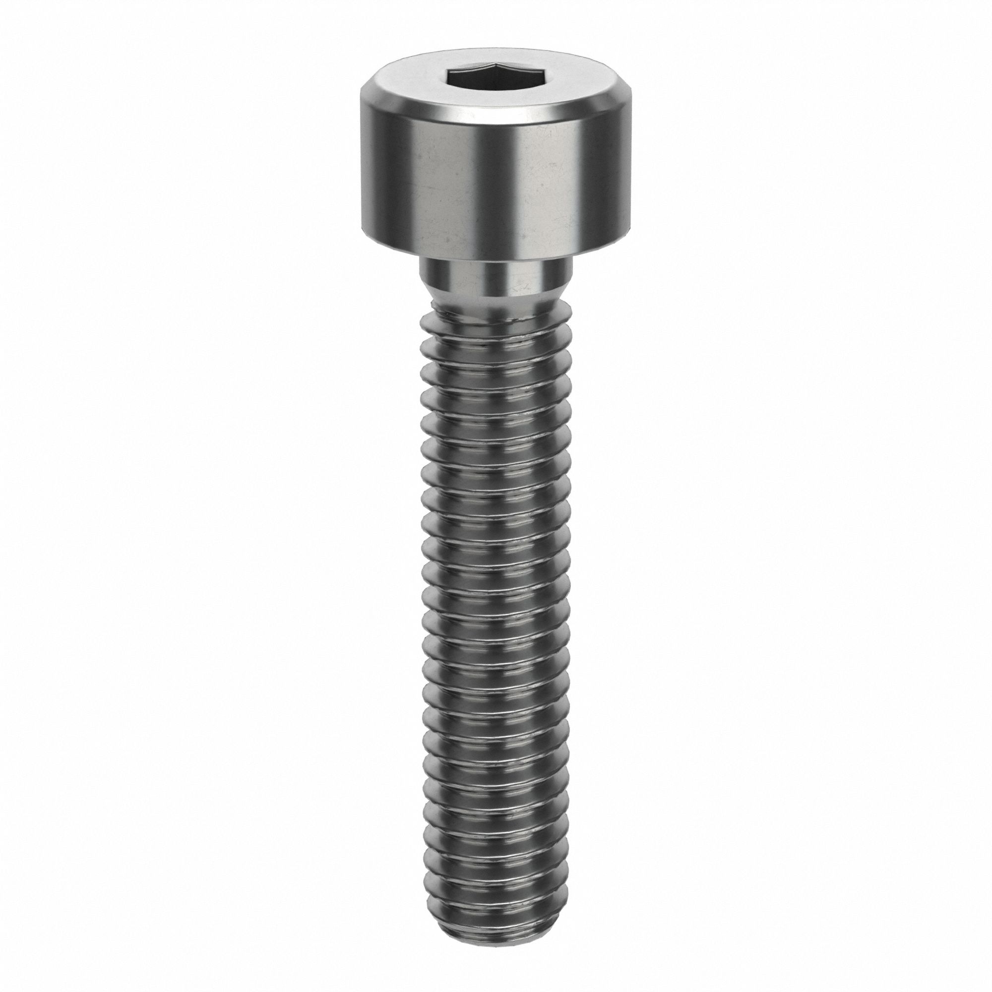 Socket Head Cap Screw: M4x0.70 Thread Size, 20 mm Lg, Low-Profile Std, Plain, Stainless Steel, 50 PK
