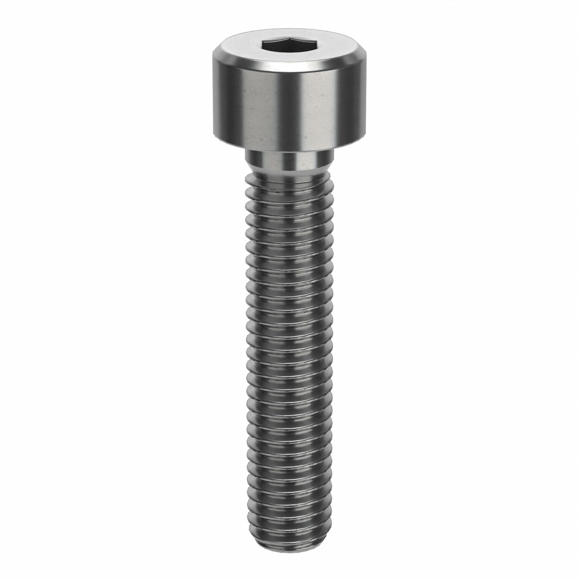 Socket Head Cap Screw: M5x0.80 Thread Size, 25 mm Lg, Low-Profile Std, Plain, Stainless Steel, 50 PK