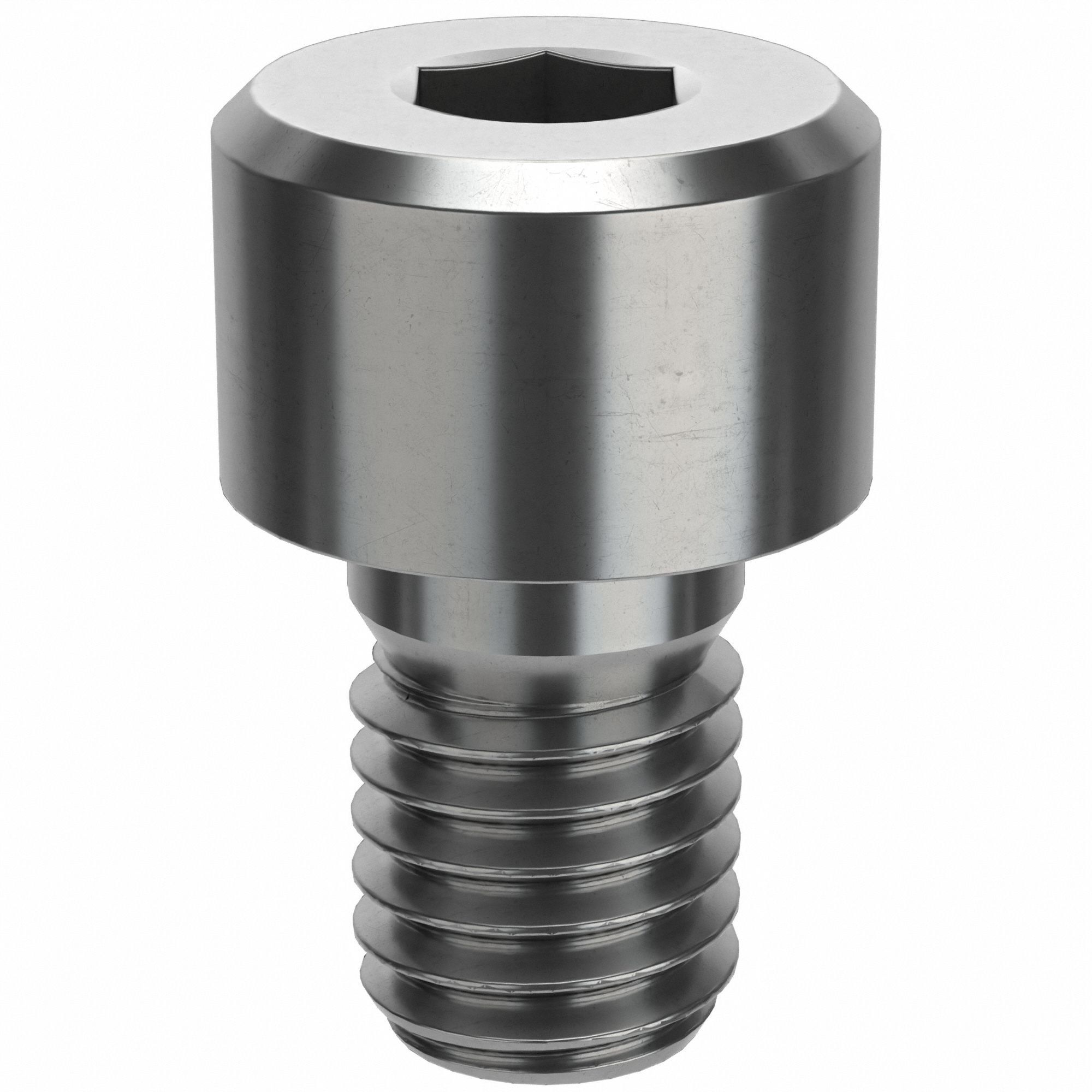 Socket Head Cap Screw: M8x1.25 Thread Size, 12 mm Lg, Low-Profile Std, Plain, Stainless Steel, 50 PK
