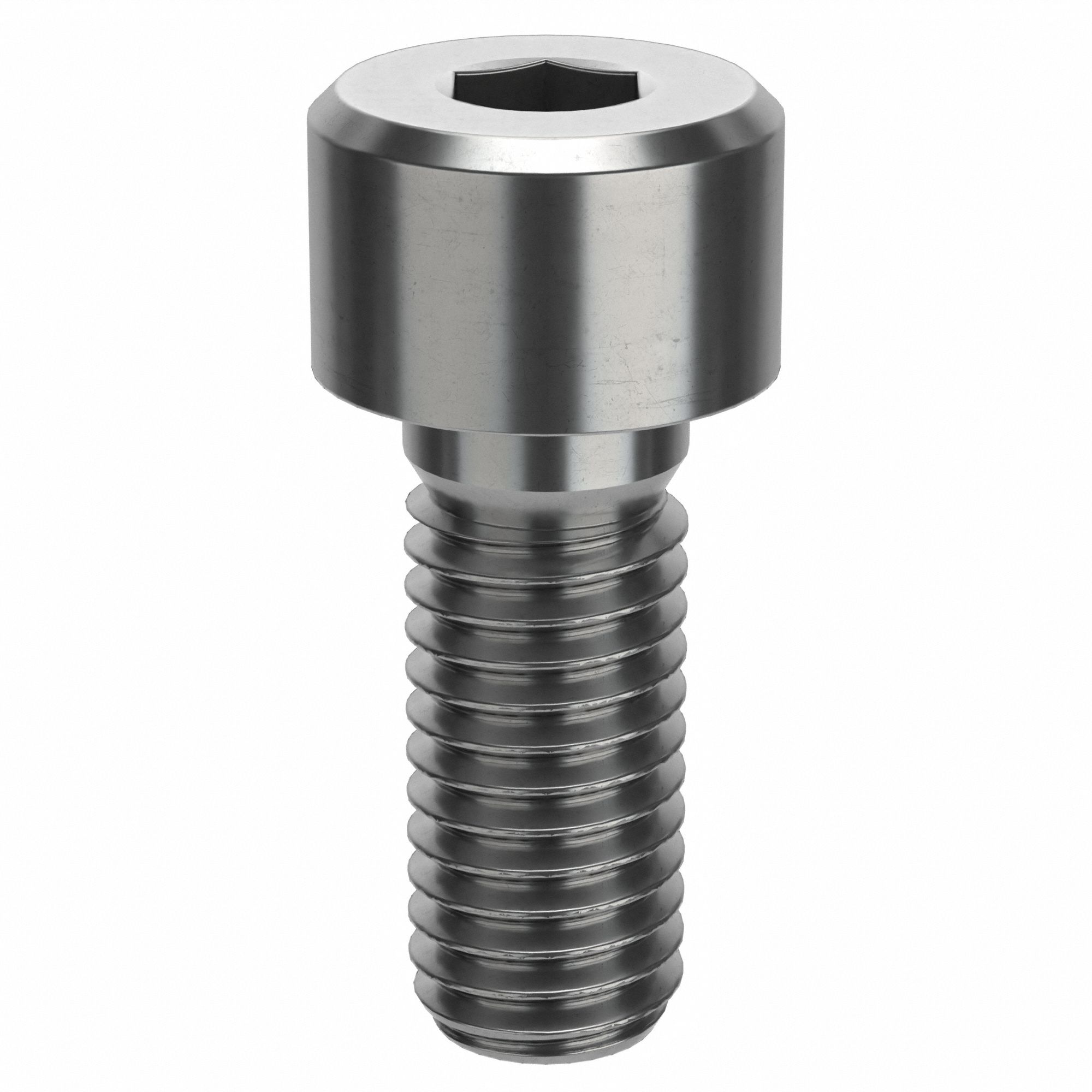 Socket Head Cap Screw: M8x1.25 Thread Size, 20 mm Lg, Low-Profile Std, Plain, Stainless Steel, 50 PK