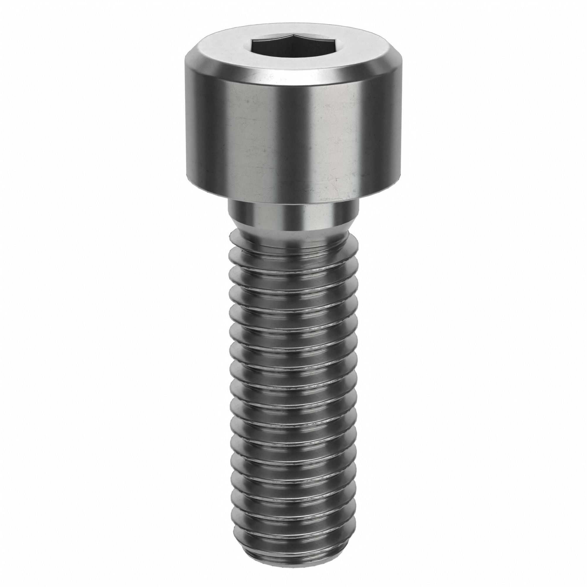 Socket Head Cap Screw: M8x1.25 Thread Size, 25 mm Lg, Low-Profile Std, Plain, Stainless Steel, 50 PK