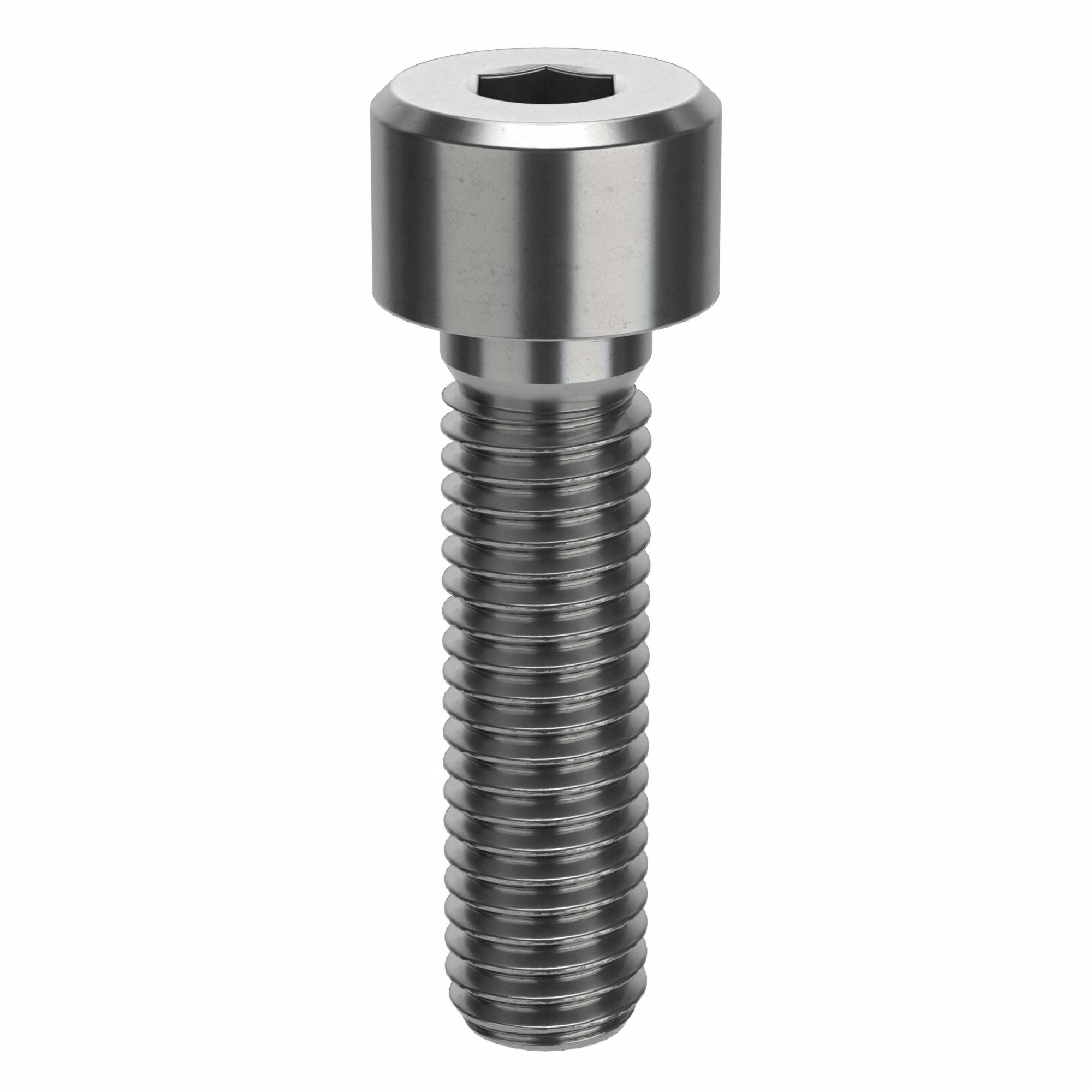 Socket Head Cap Screw: M8x1.25 Thread Size, 30 mm Lg, Low-Profile Std, Plain, Stainless Steel, 50 PK