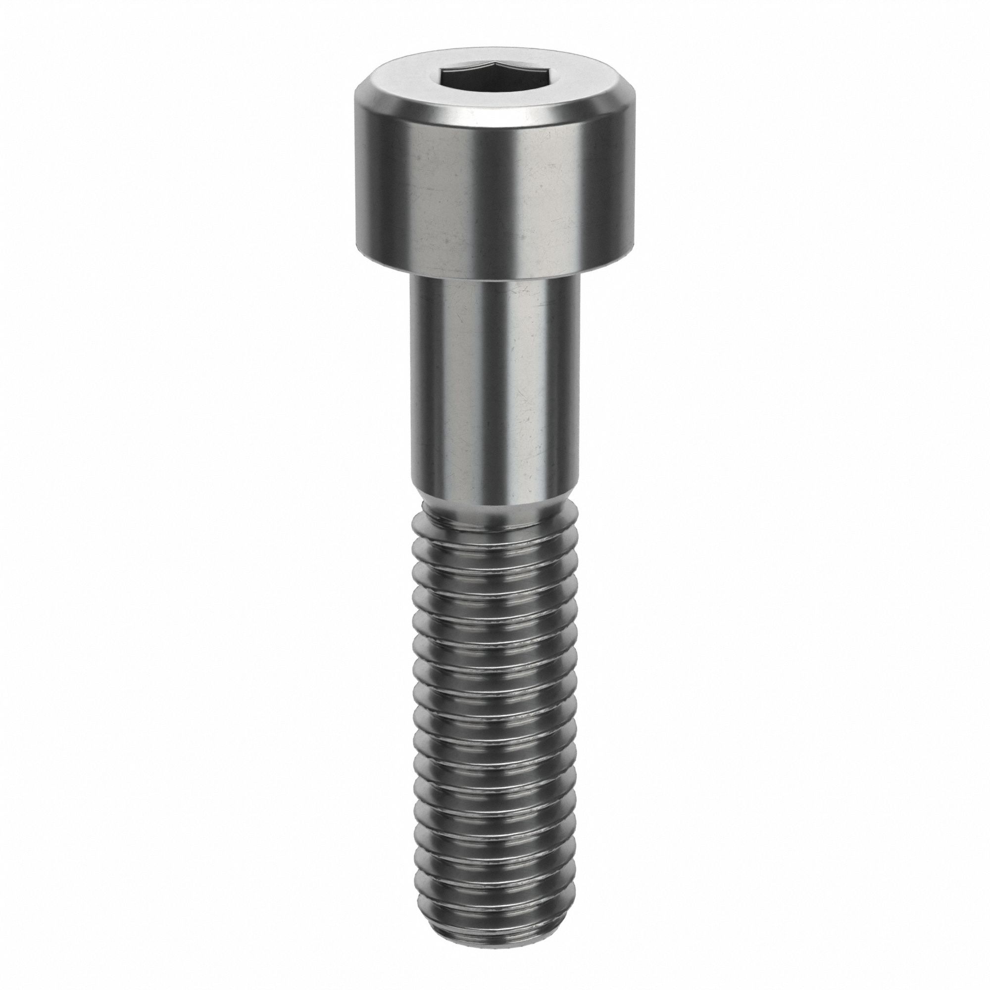 Socket Head Cap Screw: M8x1.25 Thread Size, 35 mm Lg, Low-Profile Std, Plain, Stainless Steel, 50 PK