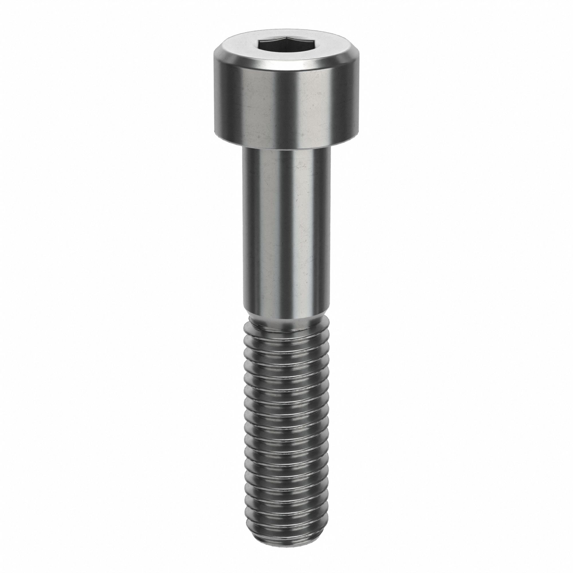 Socket Head Cap Screw: M8x1.25 Thread Size, 40 mm Lg, Low-Profile Std, Plain, Stainless Steel, 50 PK