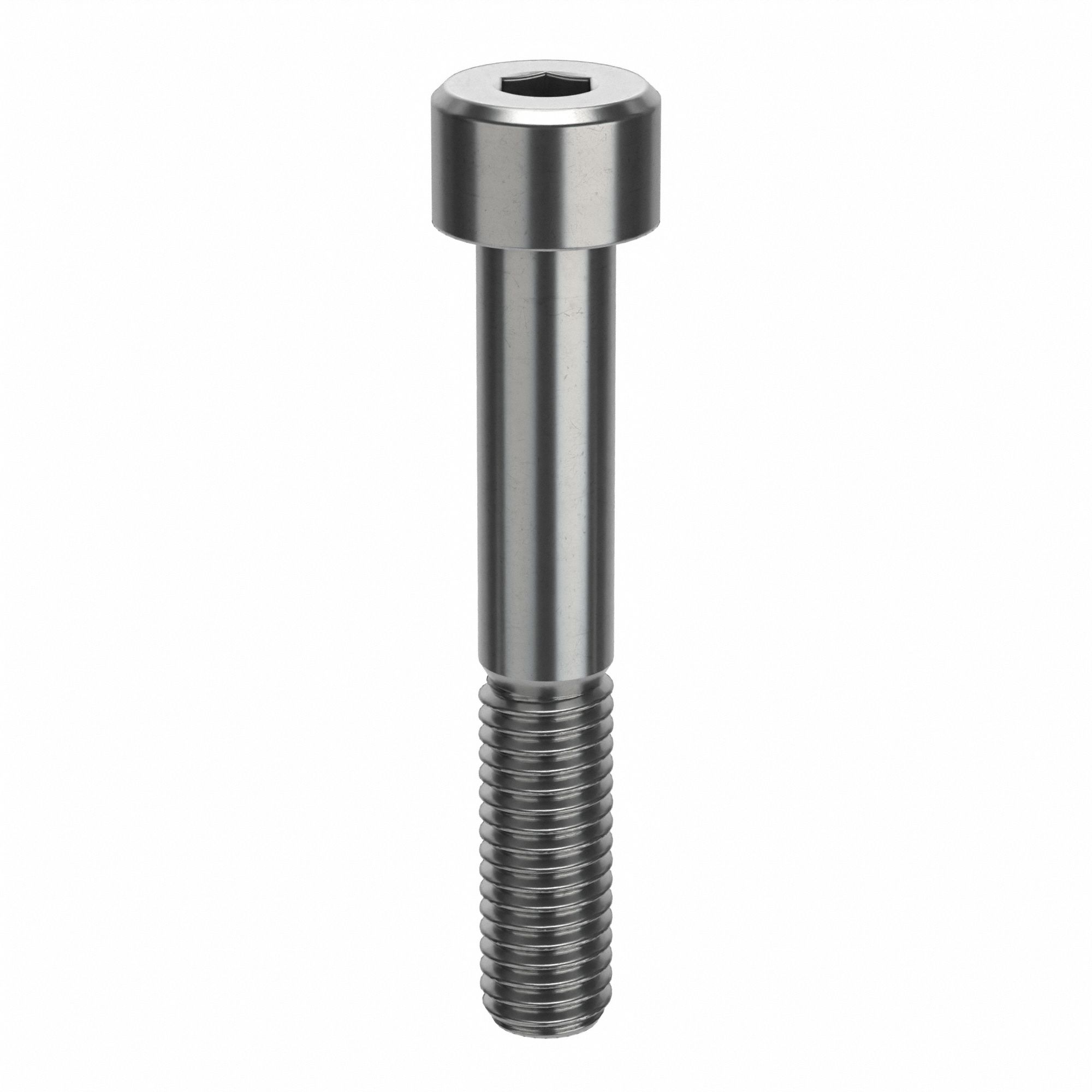 Socket Head Cap Screw: M8x1.25 Thread Size, 50 mm Lg, Low-Profile Std, Plain, Stainless Steel, 50 PK